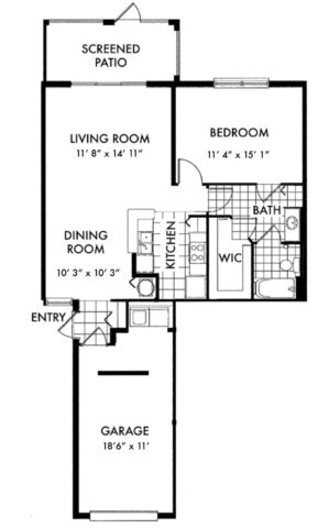 Hampton A1E Floorplan