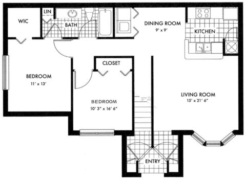 Windsor B1A Floorplan